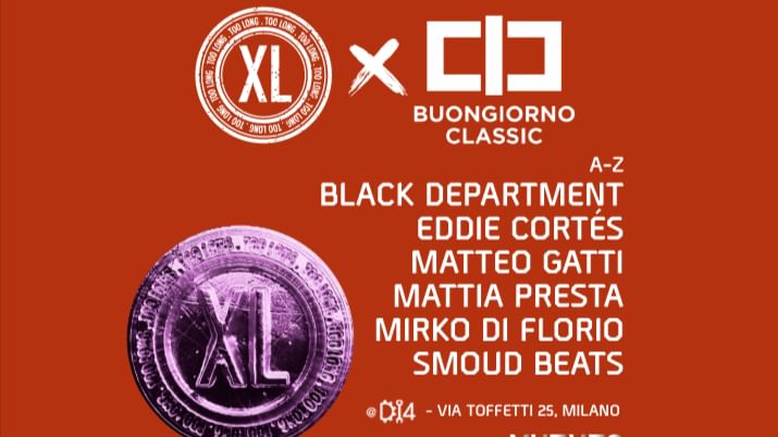 TOO LONG XL X BUONGIORNO CLASSIC  event cover
