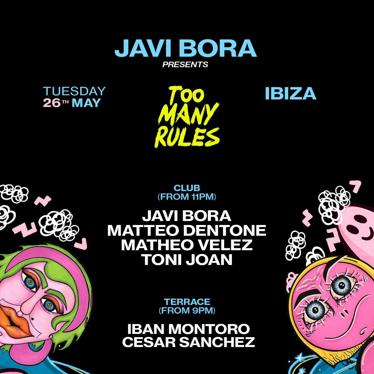 TOO MANY RULES w/ Javi Bora, Matteo Dentone, Matheo Velez, Toni Joan image