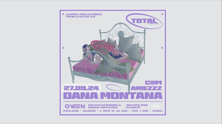 Cover for event: Total: Cam + DANA MONTANA + Ariezzz / Bar: Eli