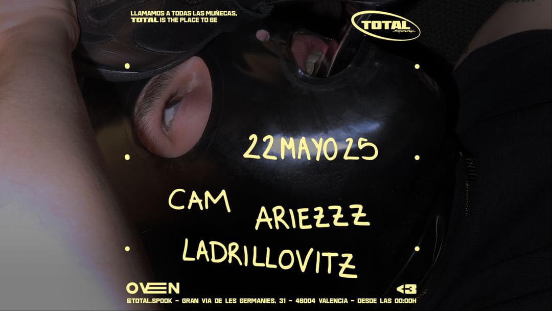 Capa do evento TOTAL: Ladrillovitz + Ariezzz + Cam 