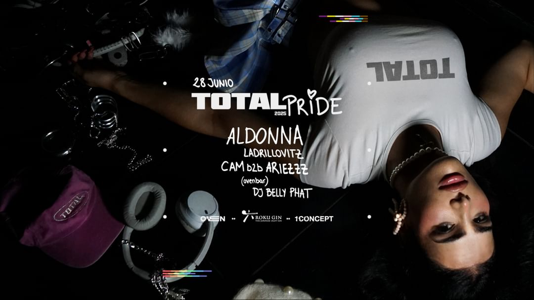 Copertina evento TOTAL Pride: Ariezzz b2b Cam +  Ladrillovitz + Aldonna / Bar: Eli + Dj Belly Phat