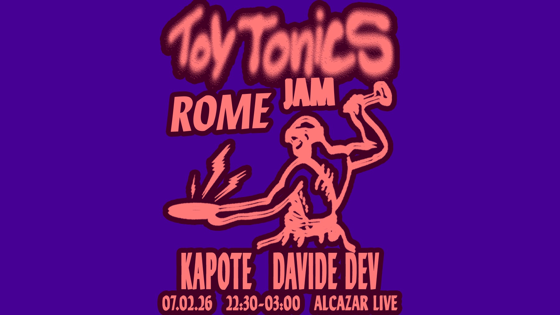 Toy Tonics Jam w/ Kapote,  - Alcazar Trastevere image