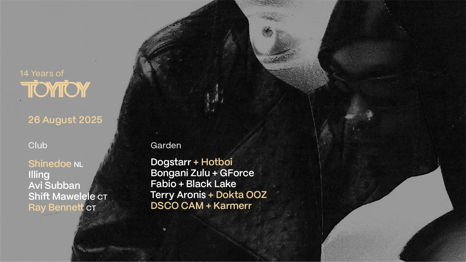 TOYTOY 14th Birthday ft. Shinedoe (Tickets available at the door - R250) image