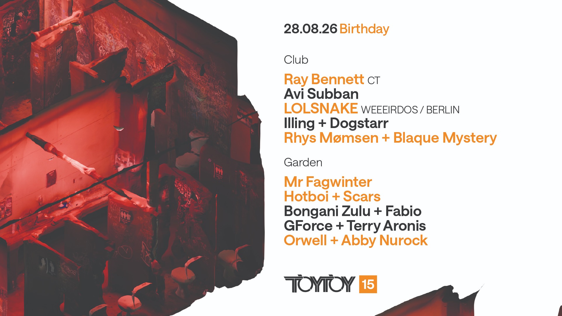 TOYTOY Birthday | 28 August 2026 image