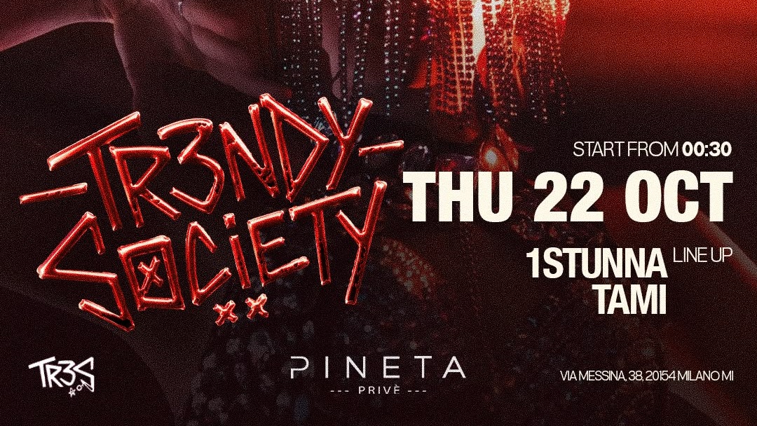 Tr3ndy Society - Thursday Night image