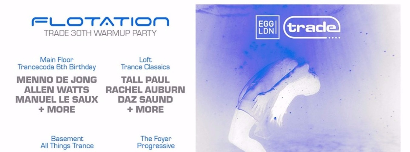 TRADE 30TH WARM UP PARTY FLOTATION HALLOWEEN SPECIAL - MENNO DE JONG, TALL PAUL image