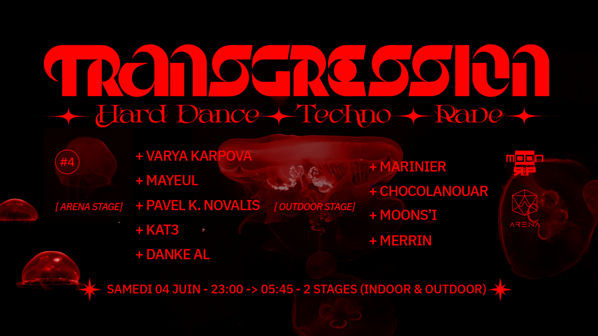 Transgression ARENA & OPEN AIR : Mayeul, Varya Karpova & Pavel K. Novalis image