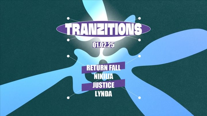 Cover for event: TRANZITIONS w/ RETURN FALL, LYNDA, JUSTICE, NIKIIJA  @ TRANZIT. 