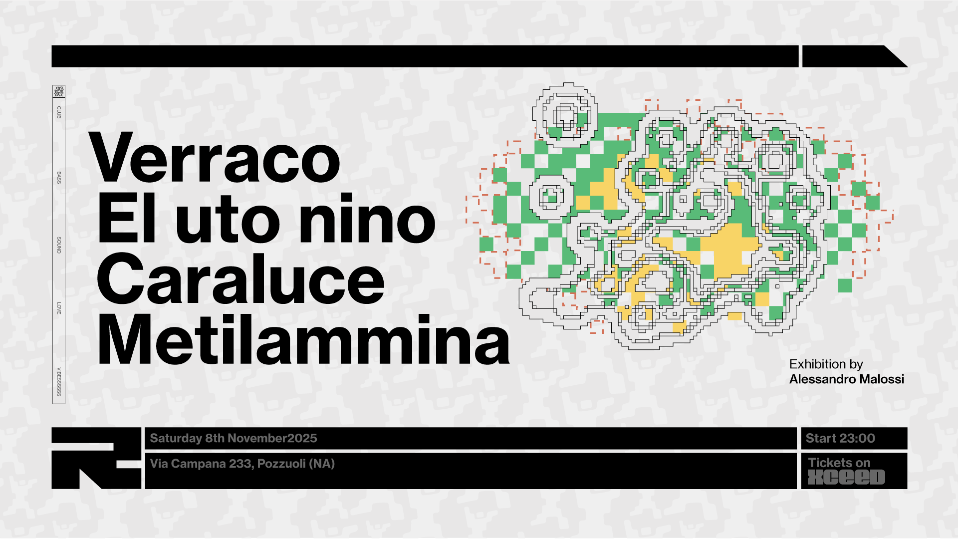 TraXmissioni at REC | Verraco, El Uto Nino, Caraluce, Metilammina + Exhibition by Alessandro Malossi image