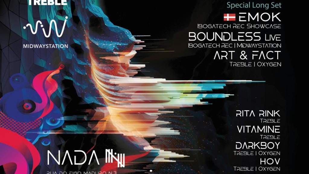 TREBLE & MIDWAYSTATION presents: EMOK (DK), BOUNDLESS Live IBOGA TECH SHOWCASE image