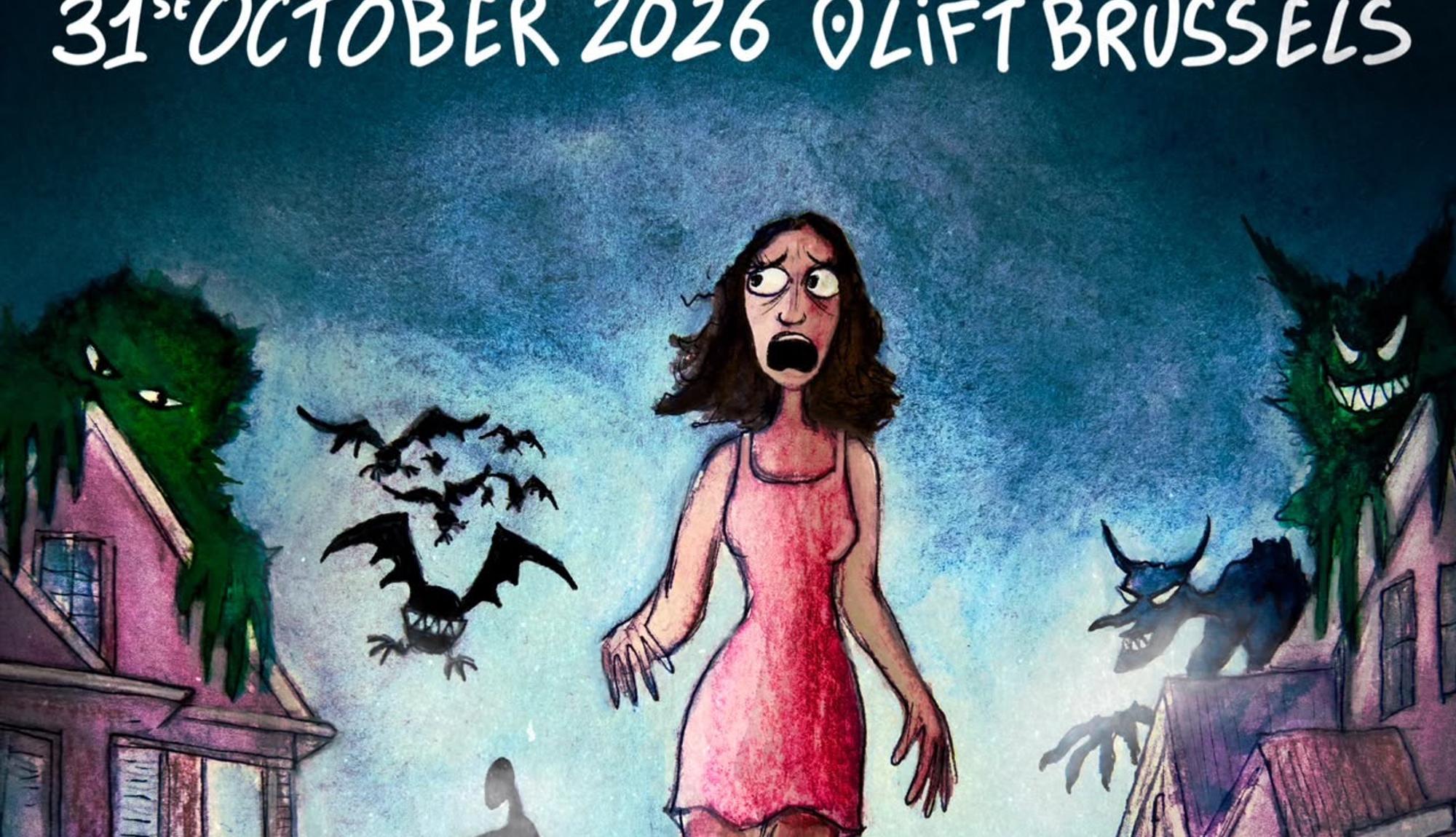 TRENDY • THE BIGGEST HALLOWEEN COSTUME PARTY IN BRUSSELS • 31 OCTOBER