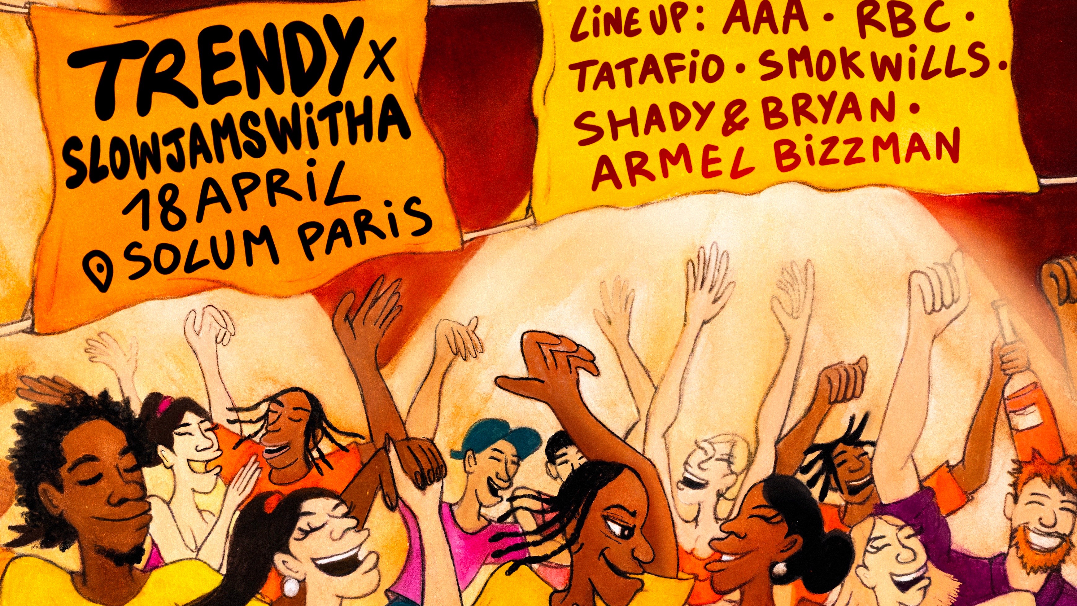 TRENDY x SLOWJAMSWITHA • 18 APRIL • SOLUM PARIS image