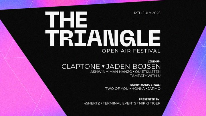 Cover for event: TRIANGLE OPEN AIR w/ CLAPTONE, JADEN BOJSEN + MORE
