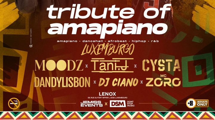 Cover for event: Tribute of Amapiano | Lenox 31.05