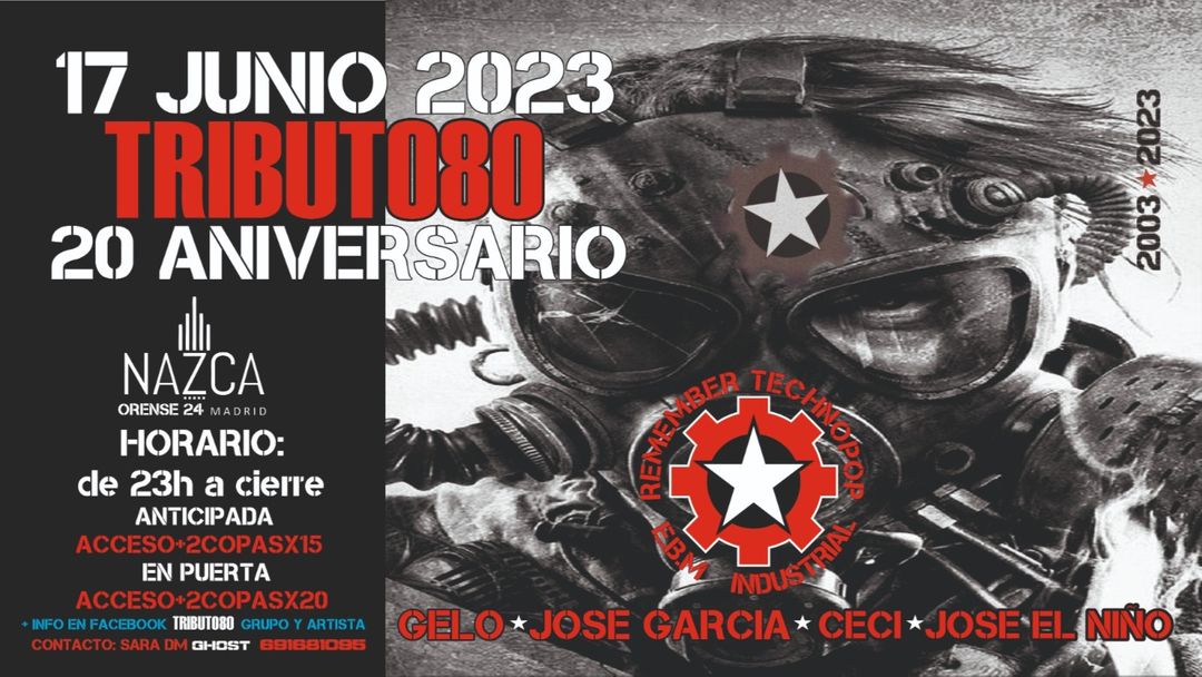 TRIBUTO80 event cover