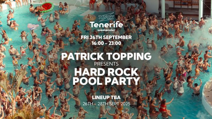 Cover for event: Trick Tenerife: Hard Rock Pool Party