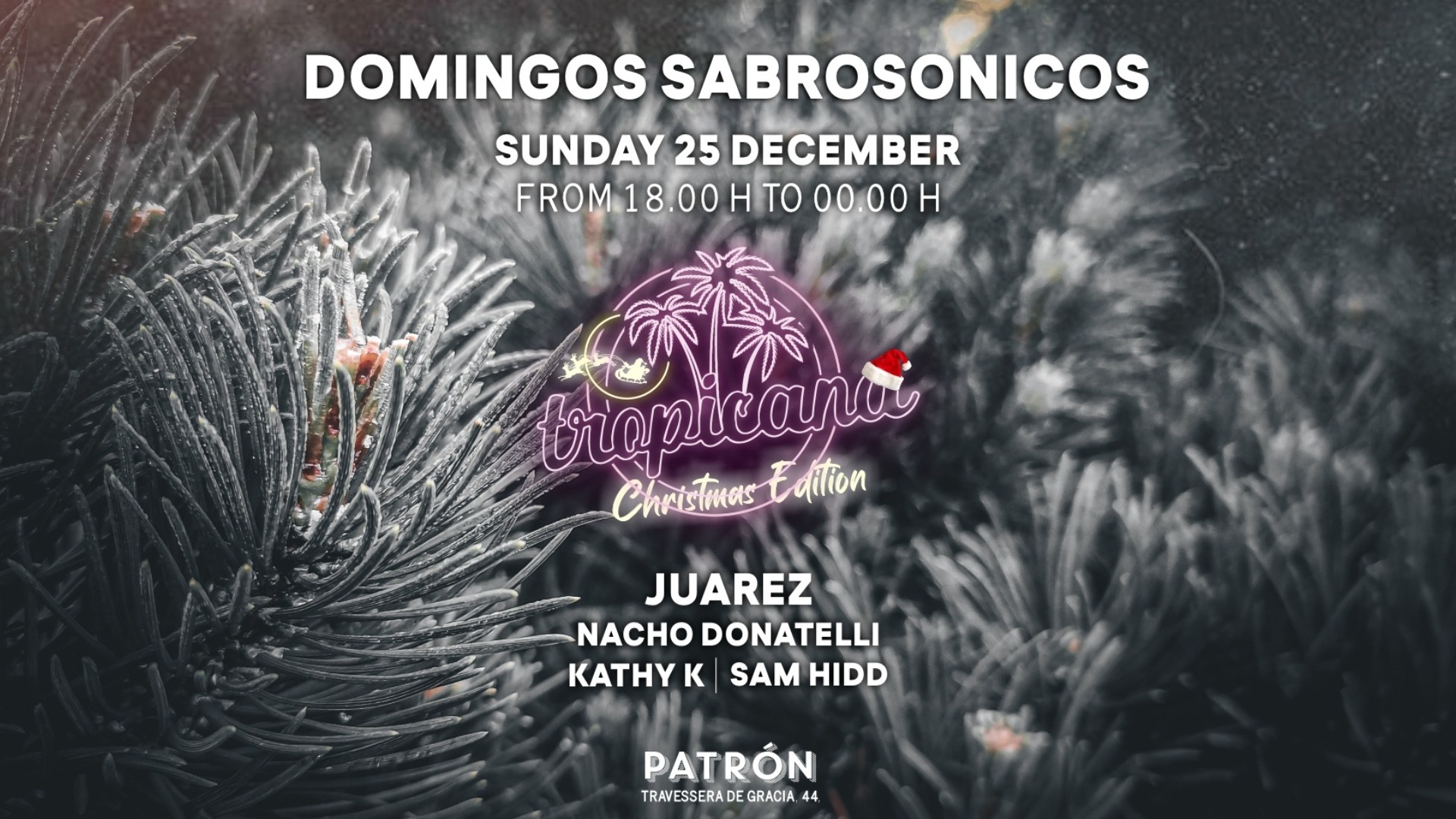 TROPICANA - SPECIAL CHRISTMAS EDITION @ PATRON image
