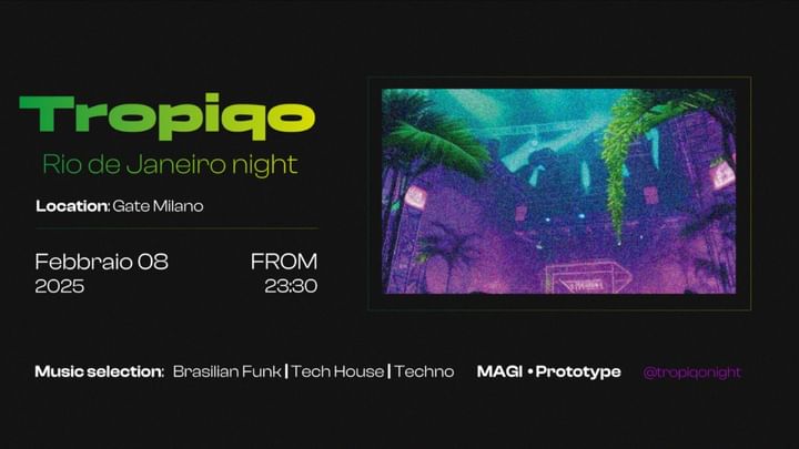 Cover for event: Tropiqo : Rio De Janeiro Night