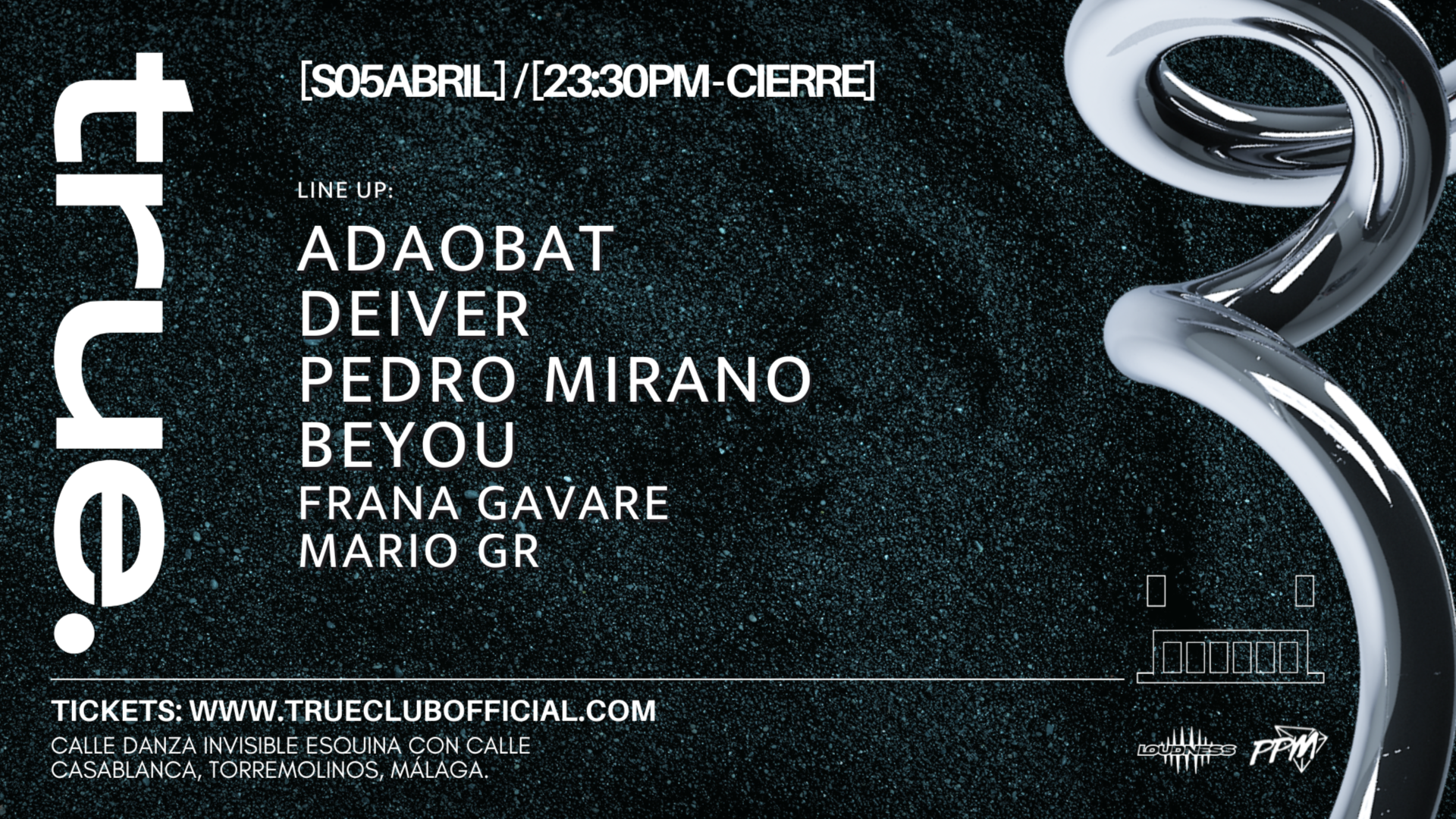 TRUE CLUB PRESENTA A ADAOBAT, DEIVER, PEDRO MIRANO, BEYOU, FRANA GAVARE Y MARIO GR image