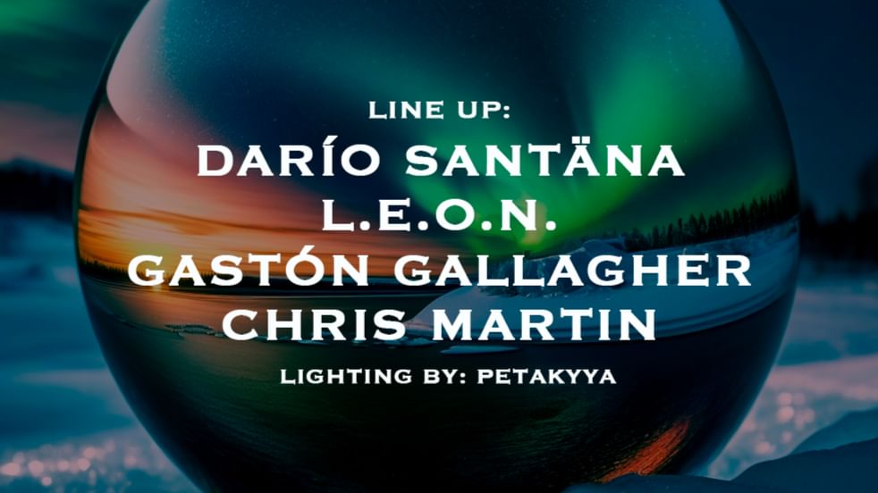 Couverture de l'événement TRUE CLUB PRESENTA A DARÍO SANTANA, L.E.O.N., GASTÓN GALLAGHER Y CHRIS MARTIN 