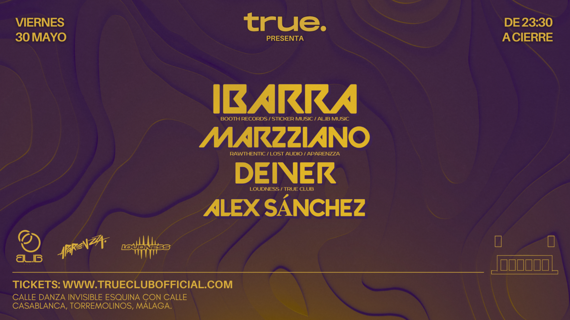 TRUE CLUB PRESENTA A IBARRA, MARZZIANO, DEIVER Y ALEX SÁNCHEZ image