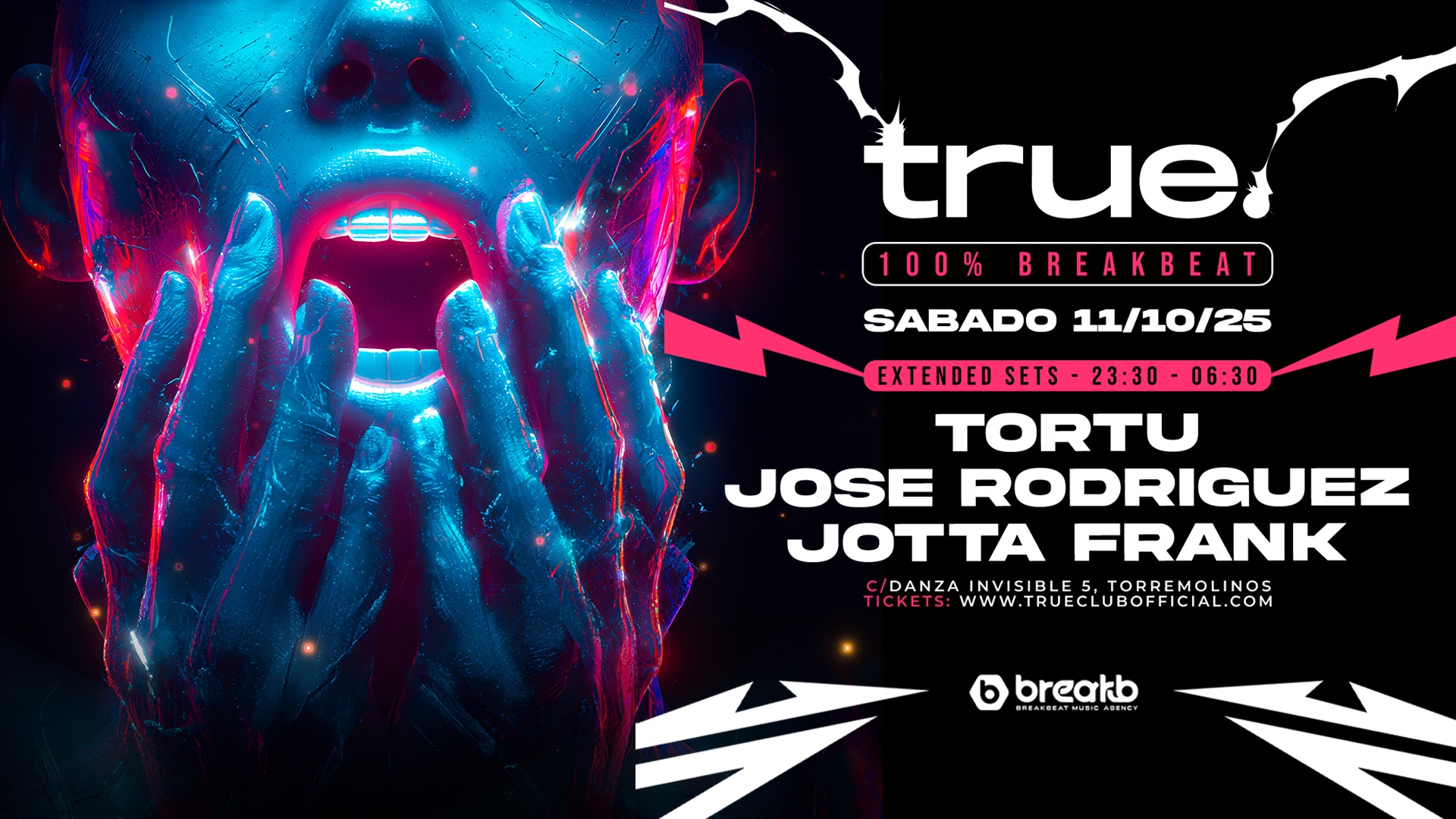 TRUE CLUB PRESENTA A TORTU, JOSE RODRIGUEZ Y JOTTA FRANK image