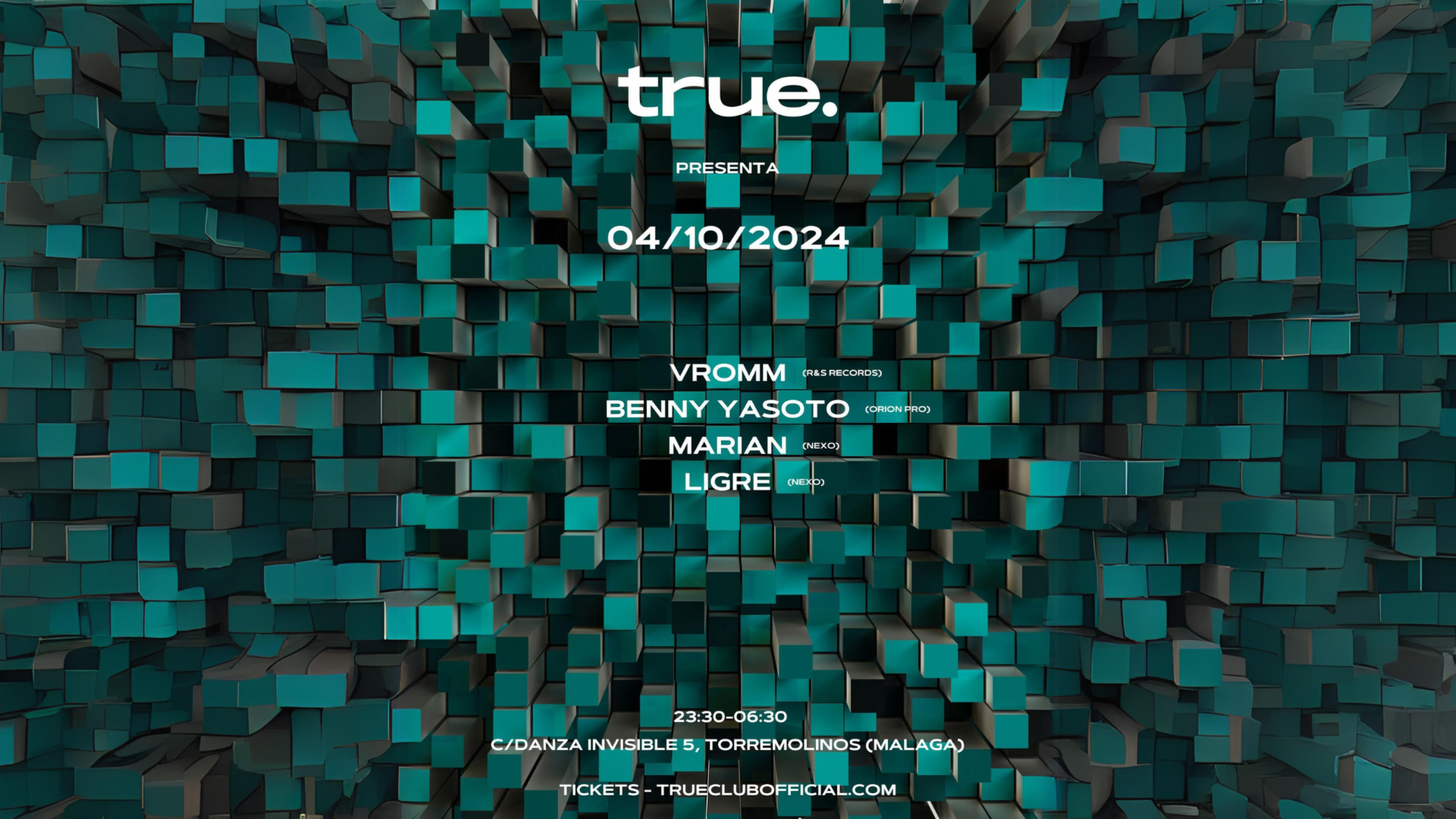 TRUE CLUB PRESENTA A VROMM, BENNY YASOTO, MARIAN Y LIGRE image