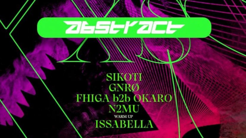 TRUE CLUB PRESENTA ABSTRACT TECHNO CON SIKOTI, GNRØ, FHIGA B2B OKARO, N2MU E ISSABELLA image