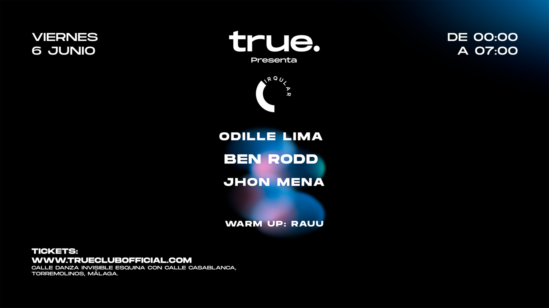 TRUE CLUB PRESENTA CIRQULAR CON ODILLE LIMA, BEN RODD, JHÖN MENA Y RAUU image
