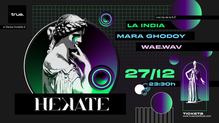 Cover for event: TRUE CLUB PRESENTA ETIKA CON LA INDIA, MARA GHODOY Y WAE.WAV