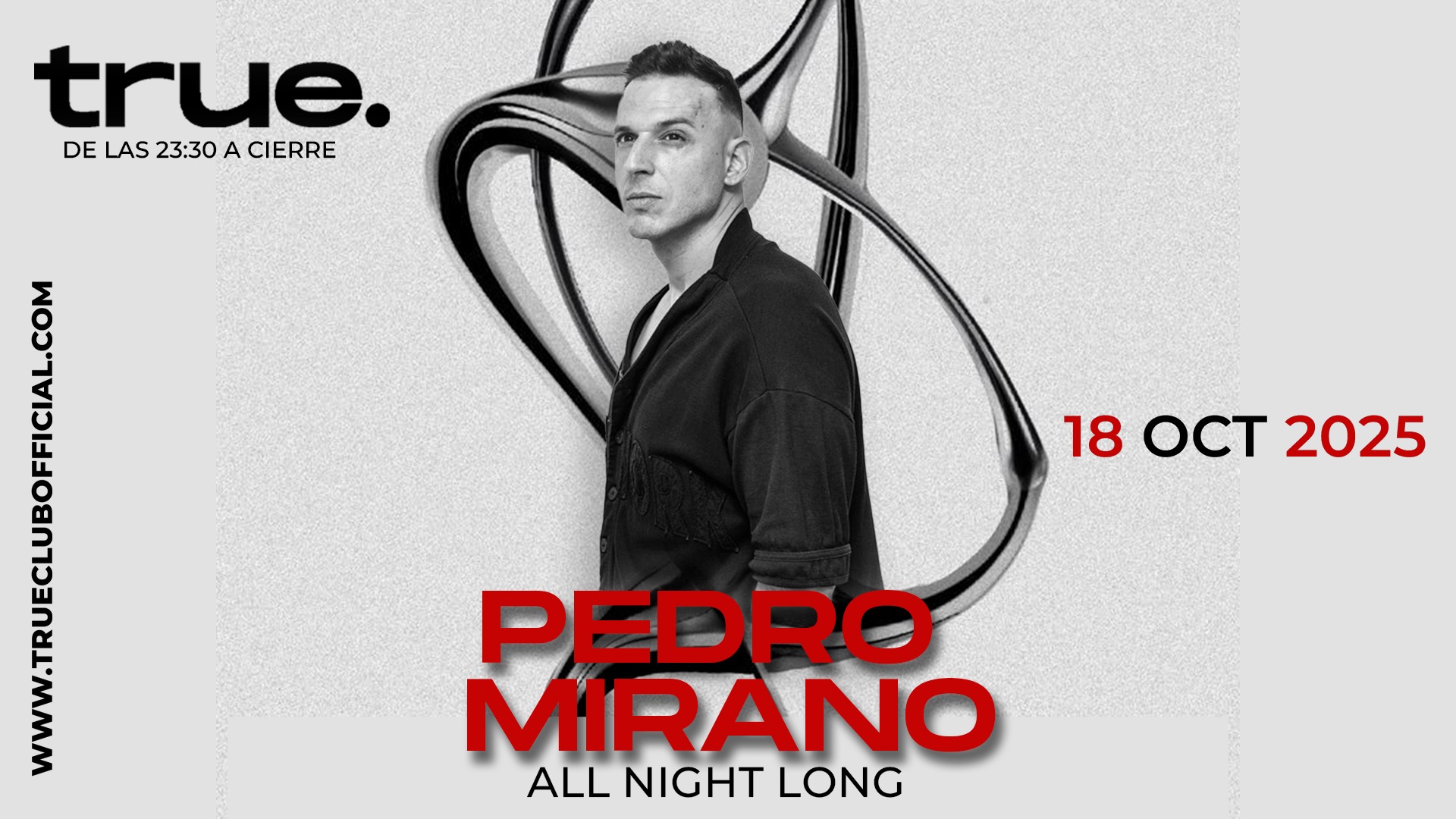 TRUE CLUB PRESENTA PEDRO MIRANO - ALL NIGHT LONG image
