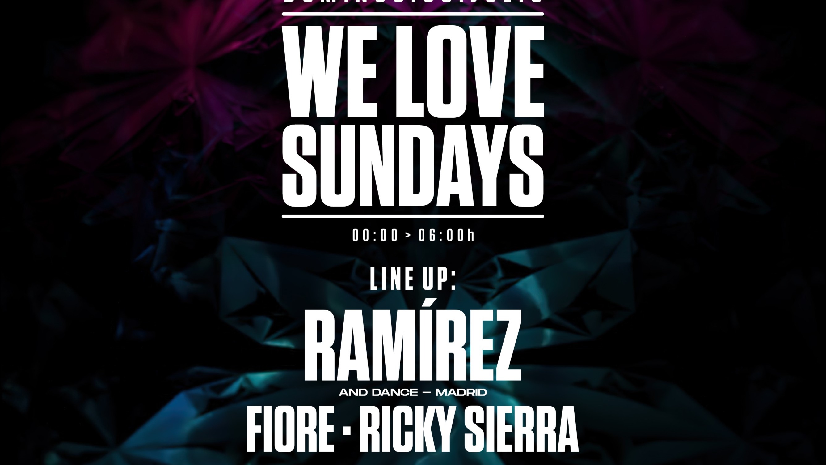 TRUE CLUB PRESENTA "WE LOVE SUNDAYS" CON RAMÍREZ, FIORE Y RICKY SIERRA image