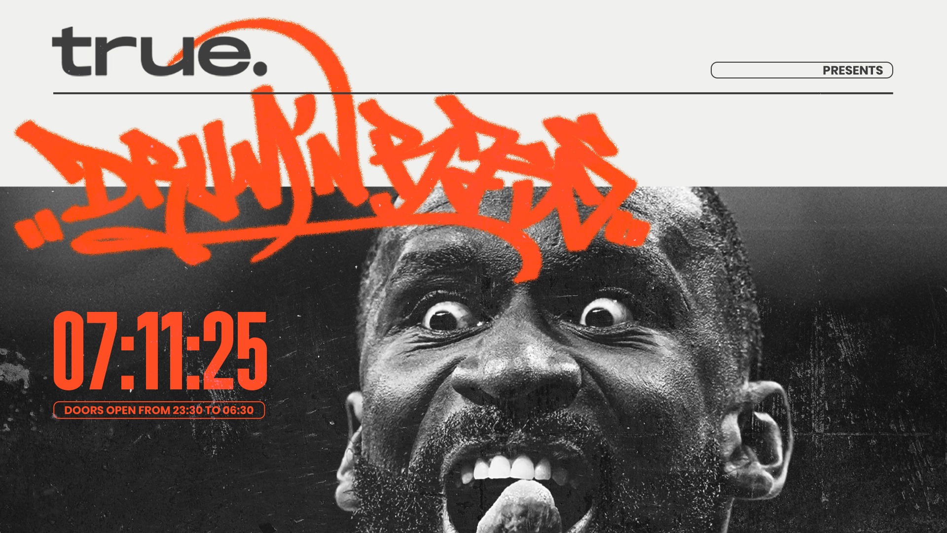 TRUE CLUB PRESENTS DRUM´N BASS NIGHT W/ OTO, BENZEX, HANSU, JOWI, NIGHT EYE, JP & SHAOLIN DUBZ image