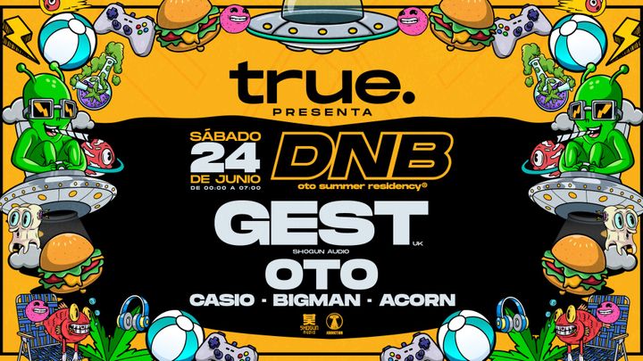 Cover for event: TRUE PRESENTA DNB Torremolinos 5ª Edición con Gest, Oto, Casio, Bigman y Acorn