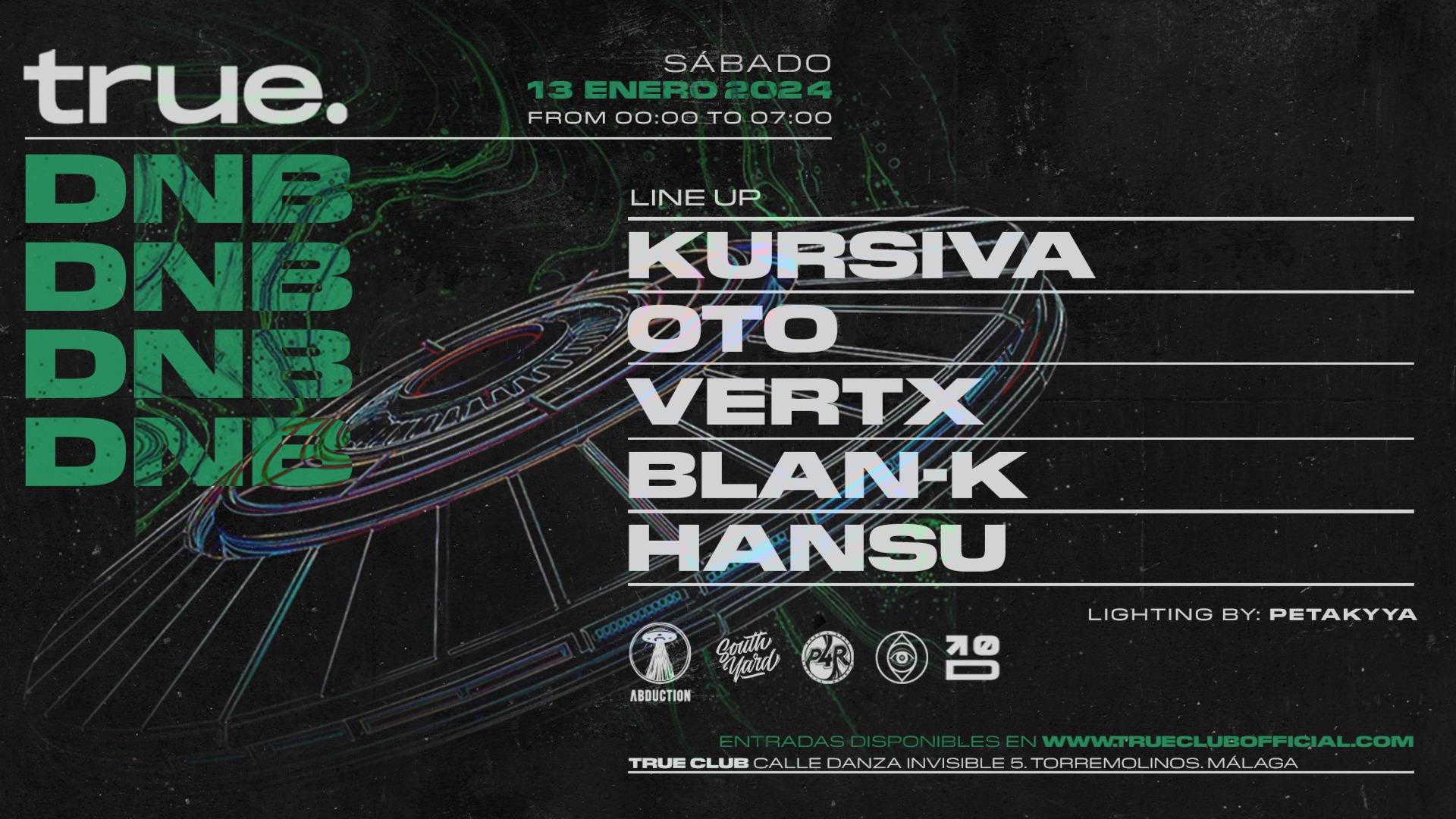 TRUE PRESENTA: KURSIVA, OTO, VERTX, BLAN-K Y HANSU image