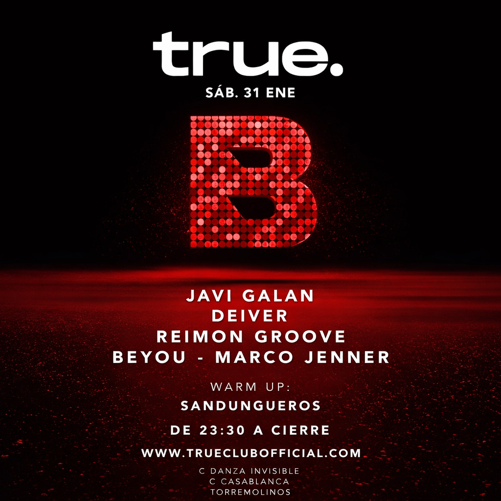 TRUE X BACKSTAGE PRESENTA A JAVI GALAN, DEIVER, REIMON GROOVE, BEYOU, MARCO JENNER Y SANDUNGUEROS image