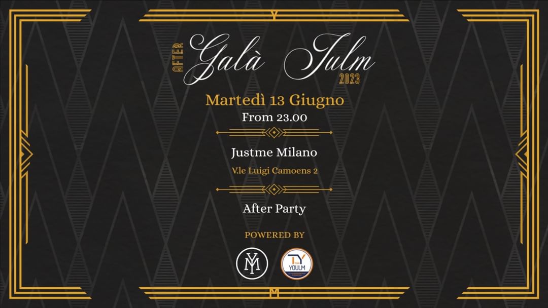 Cartell de l'esdeveniment Tuesday Night - After Gala Iulm 2023