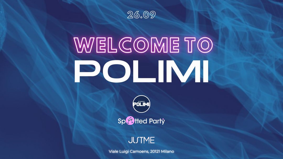 Tuesday Night - Welcome to Polimi Party event cover