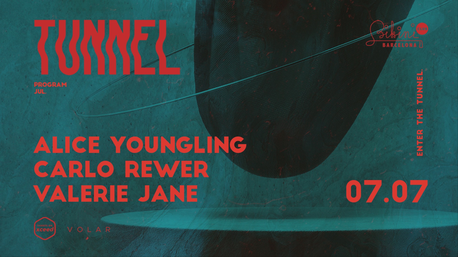 Tunnel pres. Alice Youngling, Carlo Rewer, Valerie Jane image