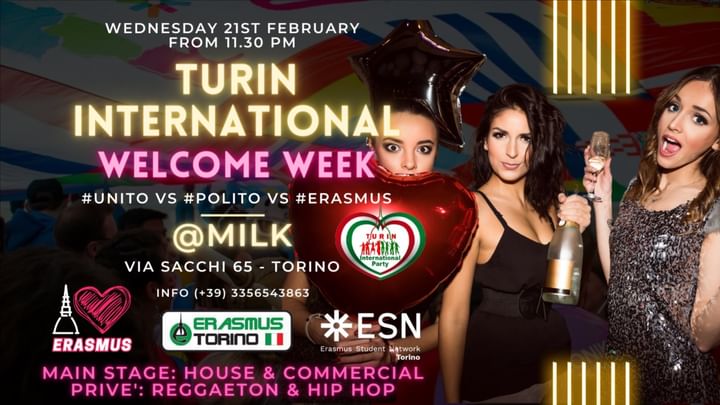 Cover for event: TURIN INTERNATIONAL - WELCOME WEEK