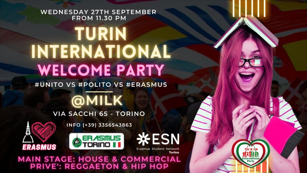 TURIN INTERNATIONAL - WELCOME PARTY event cover