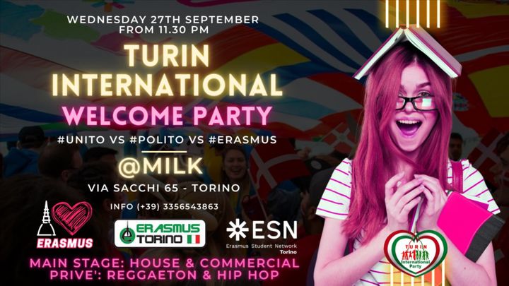 Cover for event: TURIN INTERNATIONAL - WELCOME PARTY