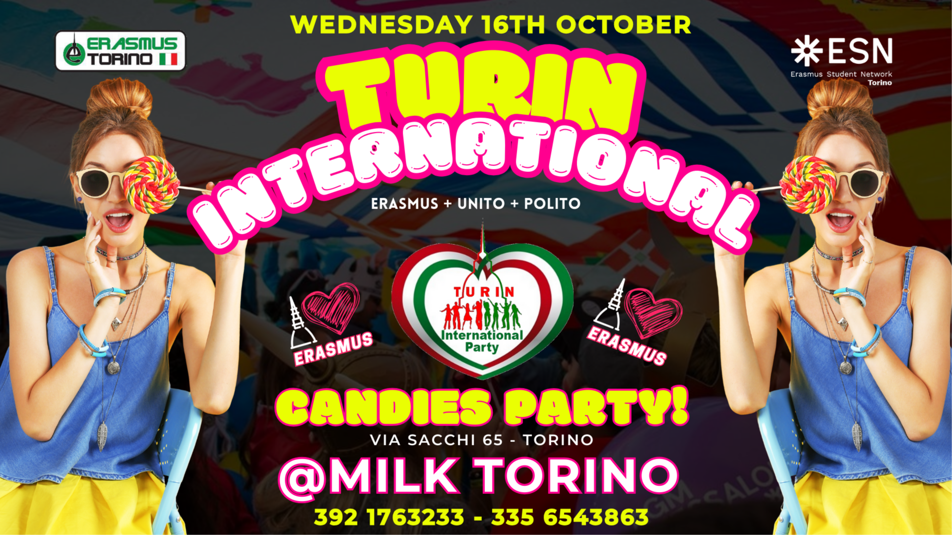 TURIN INTERNATIONAL - CANDIES PARTY!