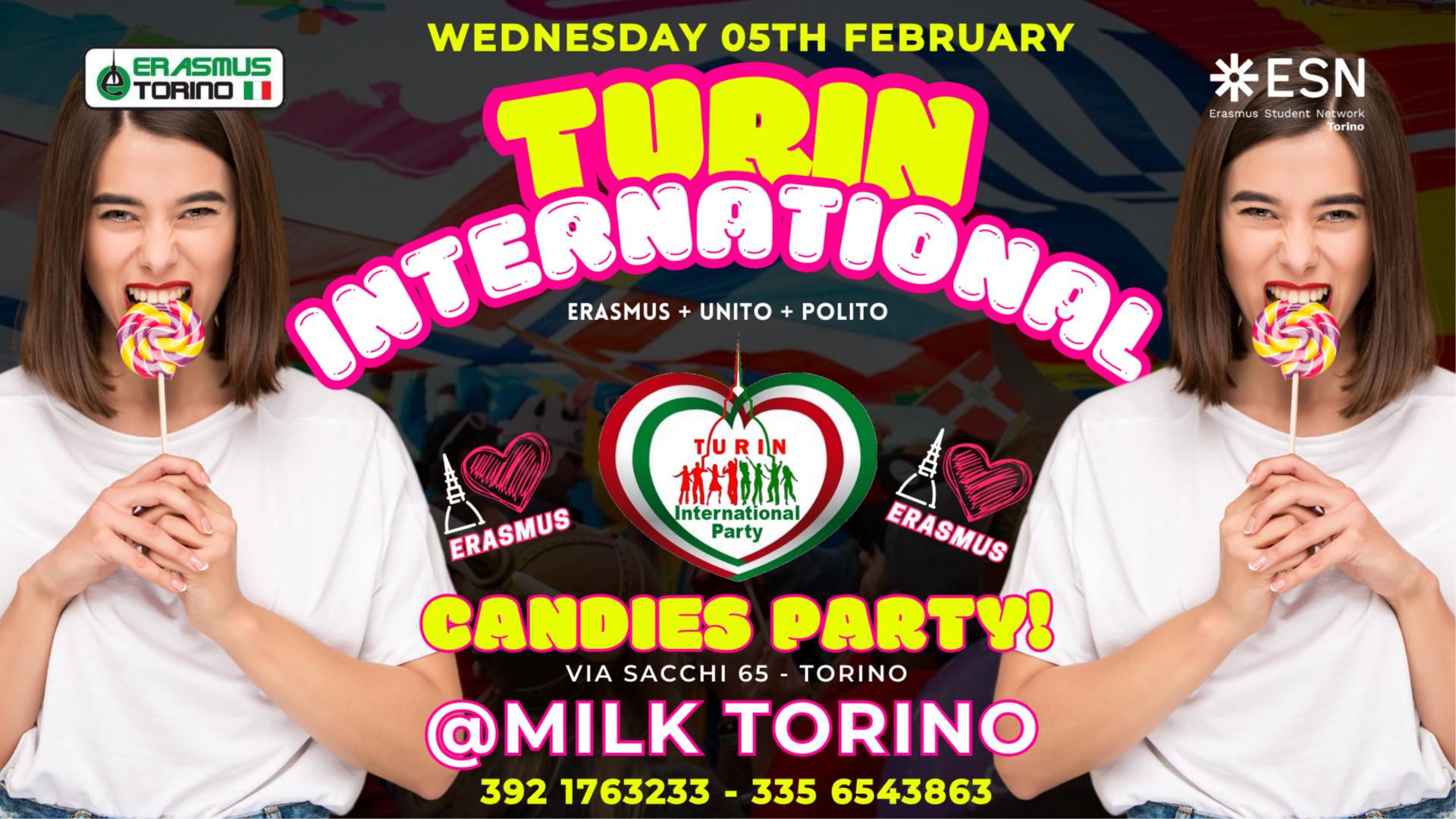 TURIN INTERNATIONAL - CANDIES PARTY!