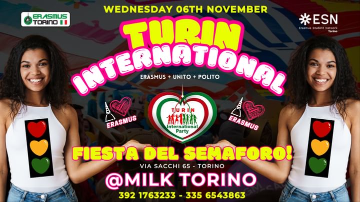 Cover for event: TURIN INTERNATIONAL - FESTA DEL SEMAFORO!