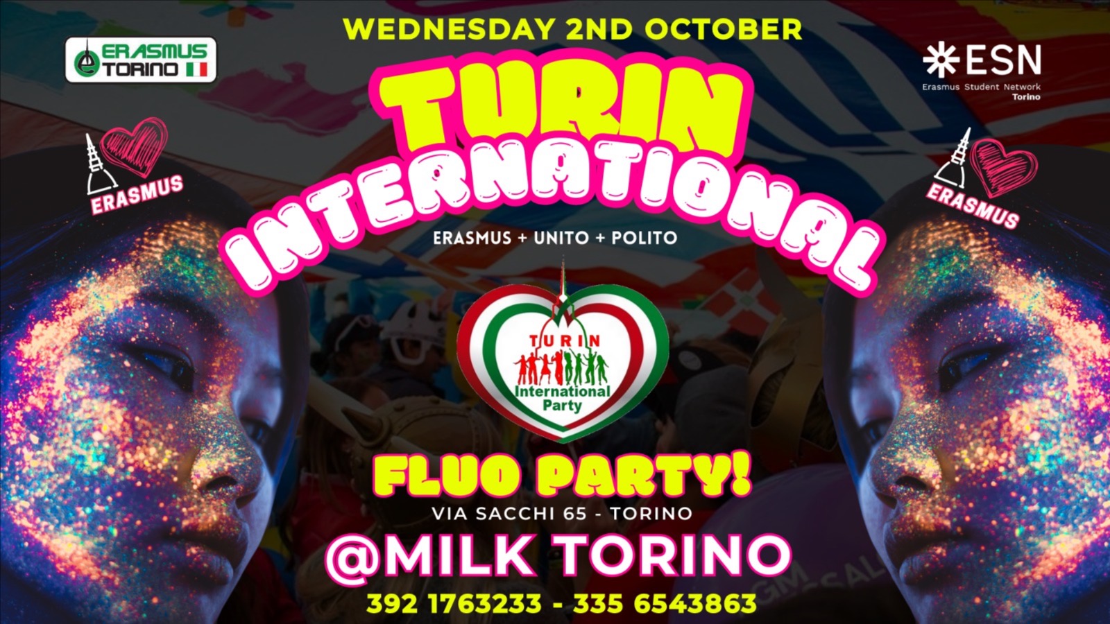 TURIN INTERNATIONAL - FLUO PARTY!
