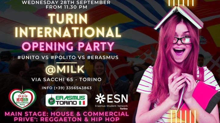 Cover for event: TURIN INTERNATIONAL OPENING PARTY
