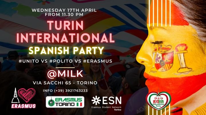 Cover for event: TURIN INTERNATIONAL - SPANISH PARTY
