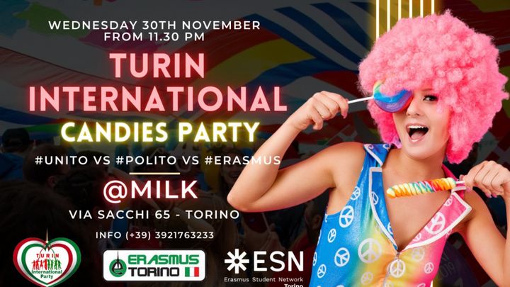 Cover for event: TURIN INTERNATIONAL - CANDIES PARTY