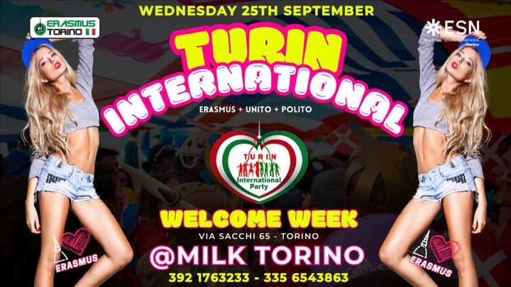 Cover for event: TURIN INTERNATIONAL - WELCOME WEEK